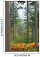 Autumn Fern Forest Wall Decal
