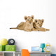 Two Lion Cubs Wall Decal