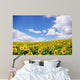 Sunflower Field over Blue Wall Decal