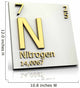 Nitrogen Form Periodic Table Wall Decal