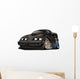 American Black Muscle Car Wall Decal