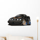 American Black Muscle Car Wall Decal