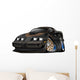 American Black Muscle Car Wall Decal