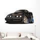 American Black Muscle Car Wall Decal