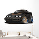 American Black Muscle Car Wall Decal