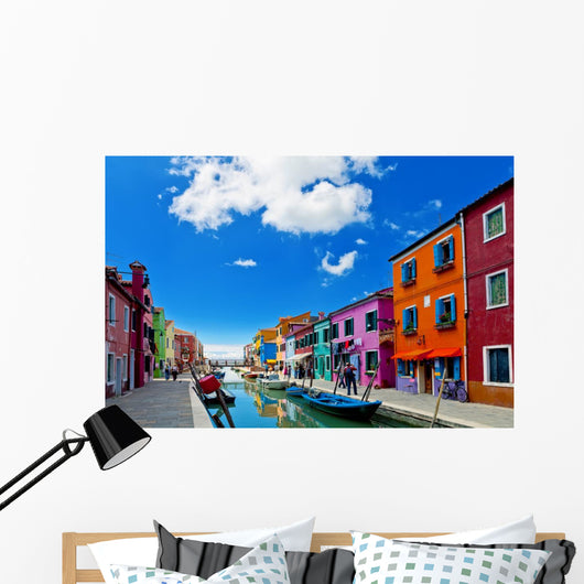 Venice Landmark Burano Island Wall Decal