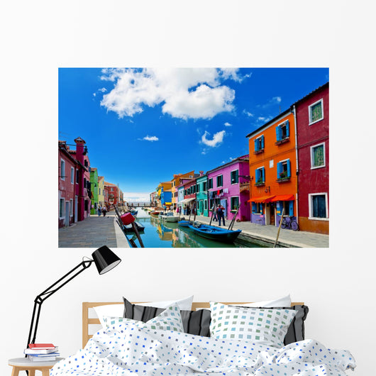 Venice Landmark Burano Island Wall Decal