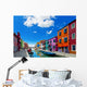 Venice Landmark Burano Island Wall Decal