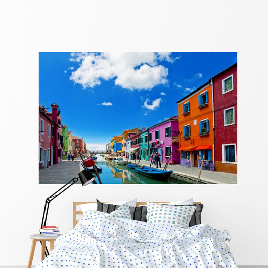 Venice Landmark Burano Island Wall Decal