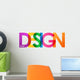 Design Overlapping Vector Letters Wall Decal