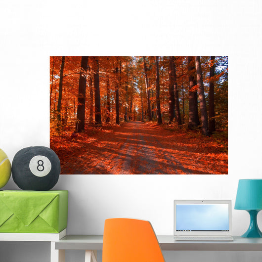 Fall Drive Wall Decal