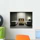 Modern Interior with Fireplace Wall Decal
