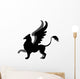 Heraldic Silhouette Hippogriff Griffon Wall Decal