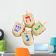 Chanukah Dreidels Decoration Wall Decal