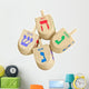 Chanukah Dreidels Decoration Wall Decal