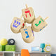 Chanukah Dreidels Decoration Wall Decal