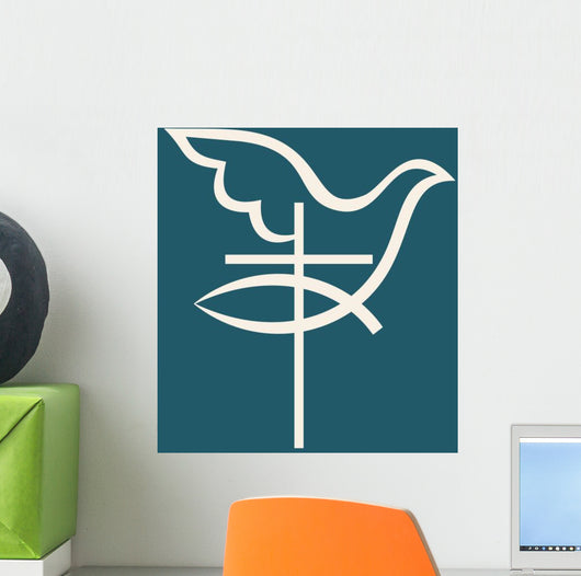 Church Logo Cross Jesus Wall Decal