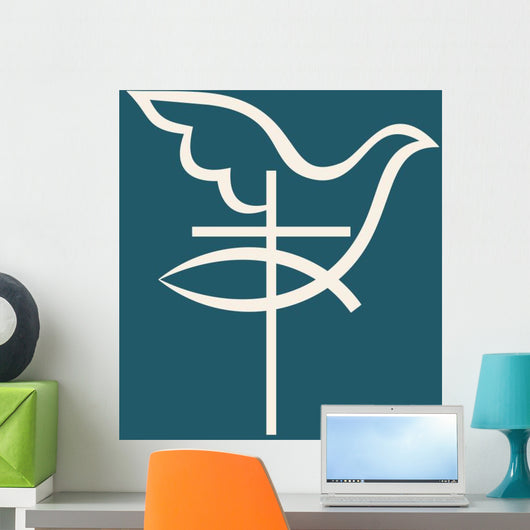 Church Logo Cross Jesus Wall Decal