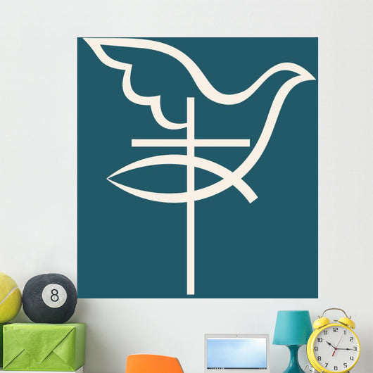 Church Logo Cross Jesus Wall Decal