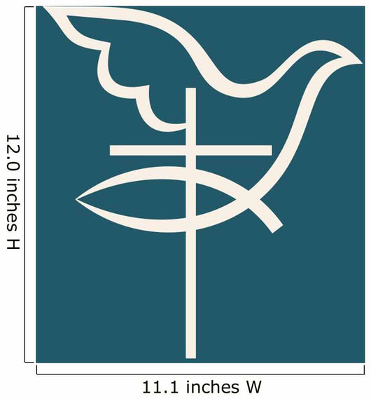 Church Logo Cross Jesus Wall Decal