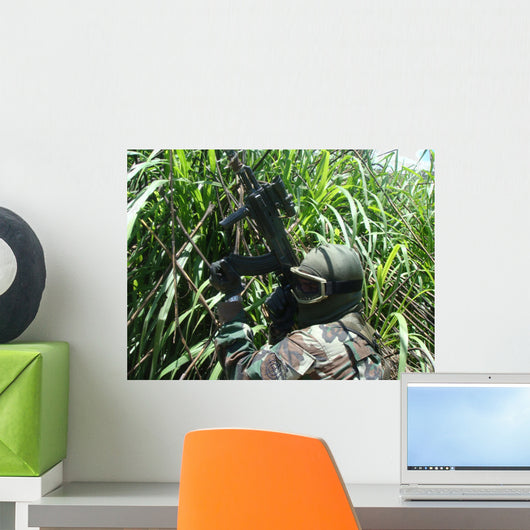 Airsoft Tactical Simulation Attack Wall Decal