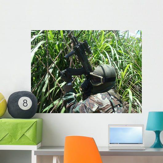 Airsoft Tactical Simulation Attack Wall Decal