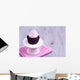 Pink Chocolate Cupcake Wall Decal