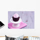 Pink Chocolate Cupcake Wall Decal