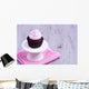 Pink Chocolate Cupcake Wall Decal