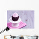 Pink Chocolate Cupcake Wall Decal