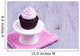 Pink Chocolate Cupcake Wall Decal