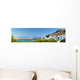 Greece Rhodes Picturesque Sea Wall Decal Panoramic