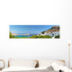 Greece Rhodes Picturesque Sea Wall Decal Panoramic