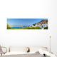 Greece Rhodes Picturesque Sea Wall Decal Panoramic