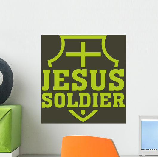 Jesus Soldier Wall Decal