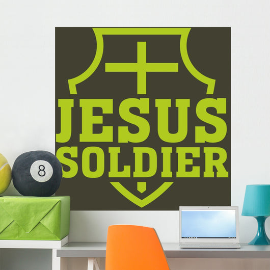 Jesus Soldier Wall Decal