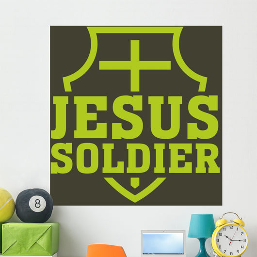 Jesus Soldier Wall Decal