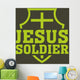 Jesus Soldier Wall Decal