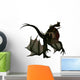 Fantasy Dragon Attacking Wall Decal