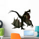 Fantasy Dragon Attacking Wall Decal