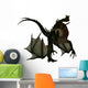 Fantasy Dragon Attacking Wall Decal