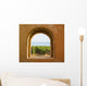 Arched Vineyard Window Wall Decal