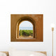 Arched Vineyard Window Wall Decal