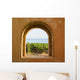 Arched Vineyard Window Wall Decal