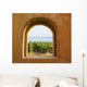 Arched Vineyard Window Wall Decal