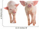 Two Pig Wall Decal