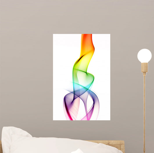 Colored Smoke Series Shot Vertical Wall Decal