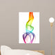 Colored Smoke Series Shot Vertical Wall Decal