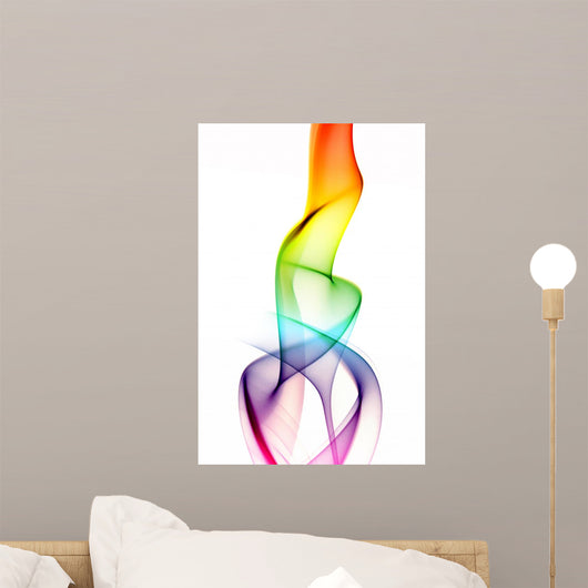 Colored Smoke Series Shot Vertical Wall Decal