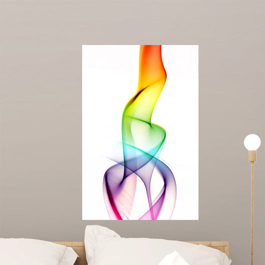 Colored Smoke Series Shot Vertical Wall Decal